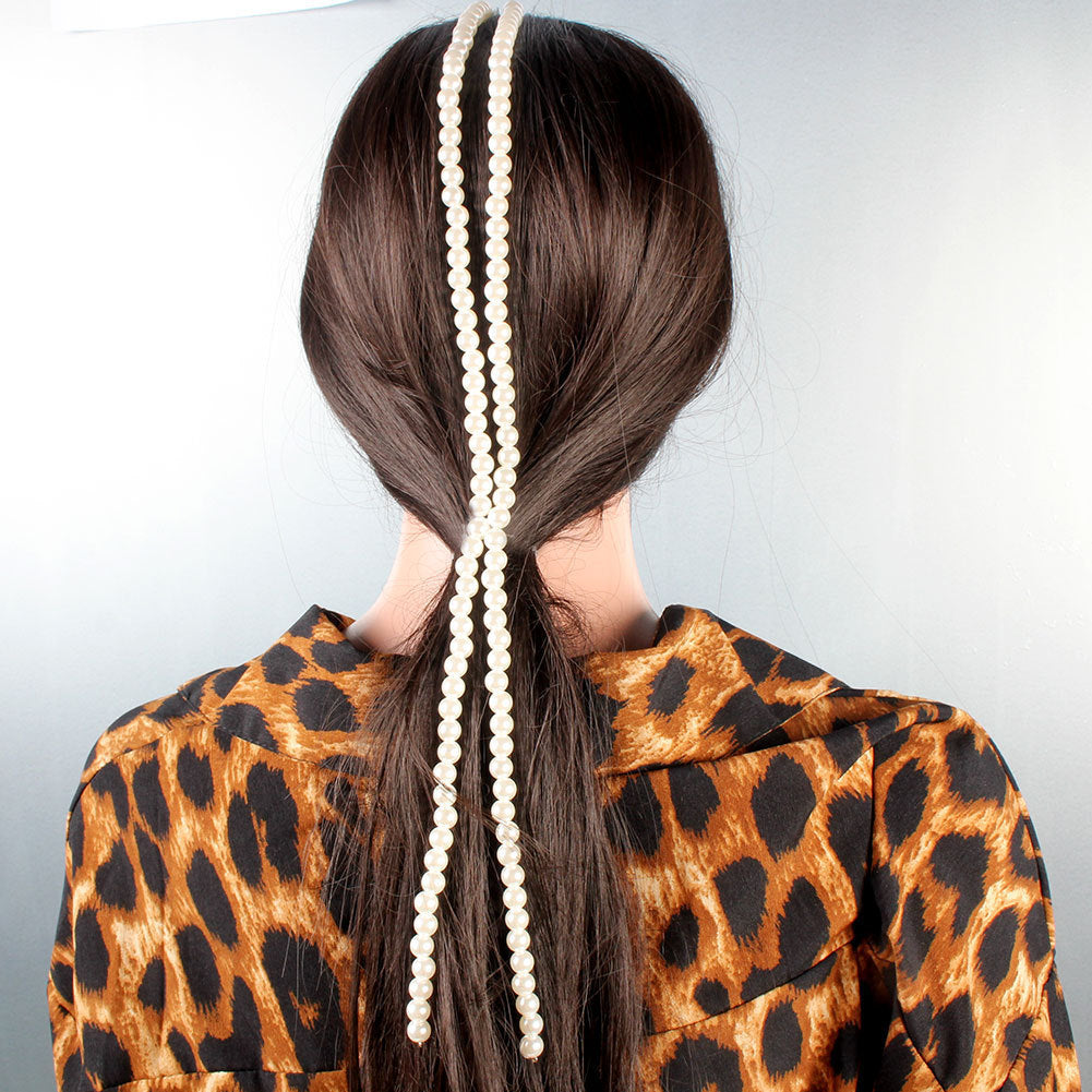 Jewelry Pearl Beaded Hair Accessories Temperament Tassel