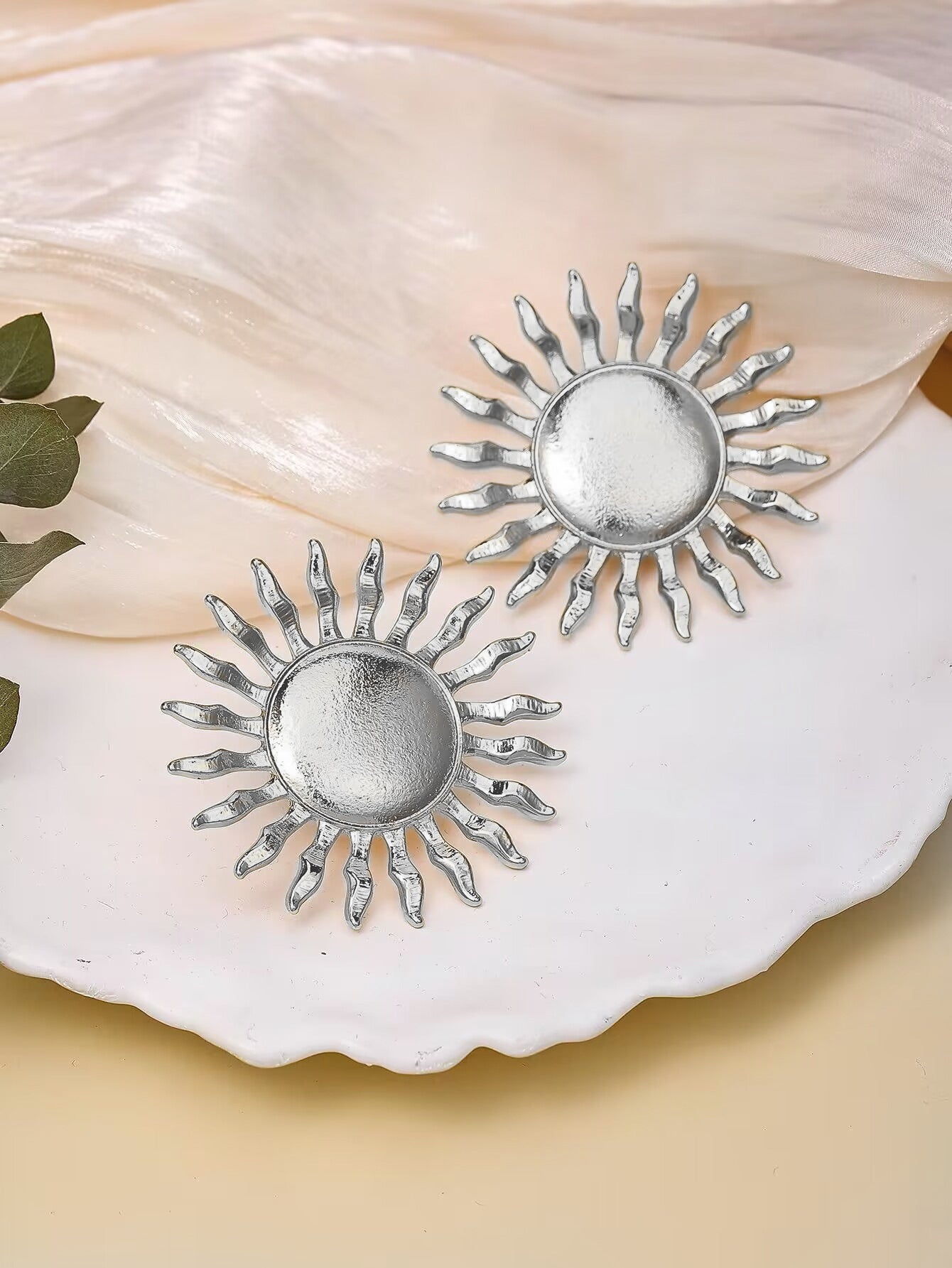 Alloy SUNFLOWER Earrings For Girls