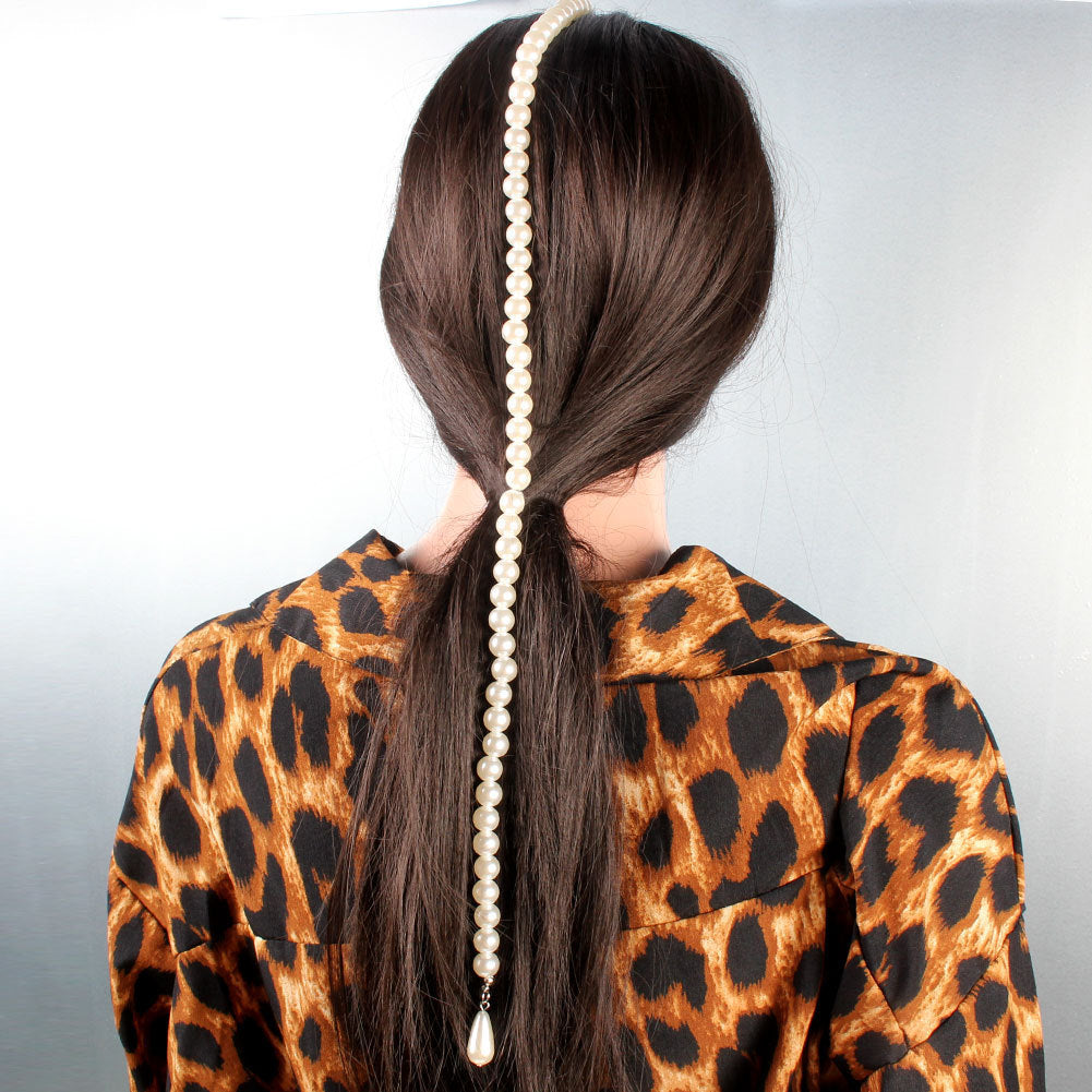 Jewelry Pearl Beaded Hair Accessories Temperament Tassel